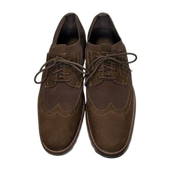 Dockers Hawking Knit Smart Series Wingtip Oxfords men’s 12m brown suede NWOB main image 9